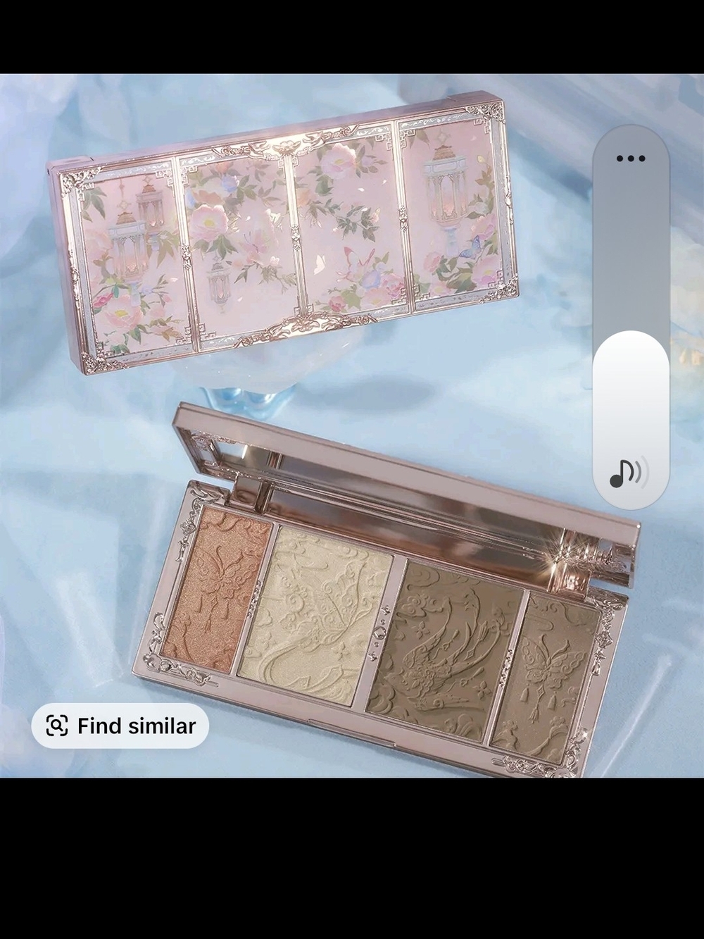 Flower Knows Floral Embossed Highlighter & Contour Palette - Nwt